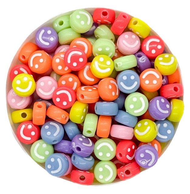 Plástico smile plana 7mm color c/blanco x 10gr