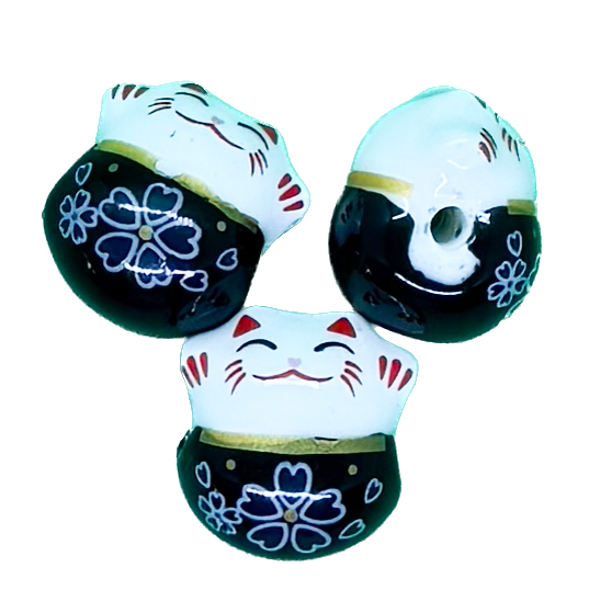 Gatitos cerámica negro