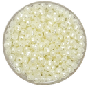 Perla de río plástica donita facetada 4mm x 10gr.