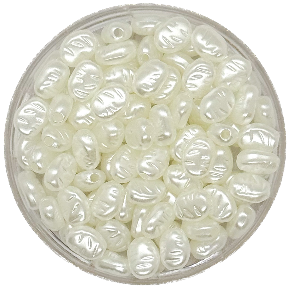 Perla de río plástica irregular 8x6 x 10gr