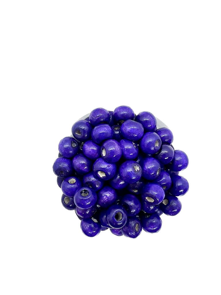 Bolita madera 8mm violeta