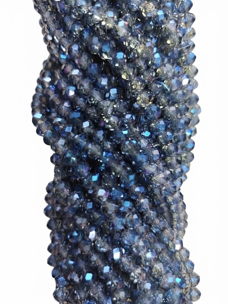Cristal de roca 6mm petroleo transp. tornasol (GE)