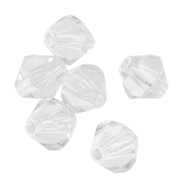 Cairel acrílico transparente pasante rombo #3446 20mm x 20gr
