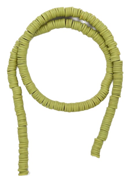 Tira Fimo plano 6 mm verde seco