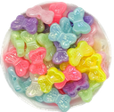 Plástico infantil pastel brillo mariposa #1 x 10 gr.