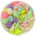 Plástico infantil pastel brillo surtido mar #1 x 10 gr. 