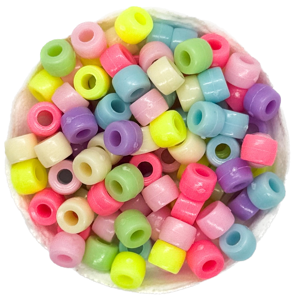 Plástico infantil pastel cilindro 5mm x 10gr.
