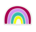 Dije silicona pasante No-Tox Arco Iris x 1 un.