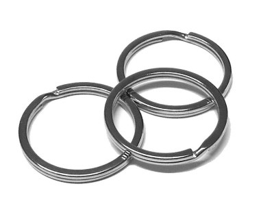 Argolla de llavero plana sin cadena 30mm