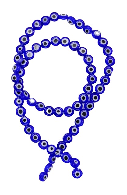 Ojos turcos vidrio plano 6mm azúl