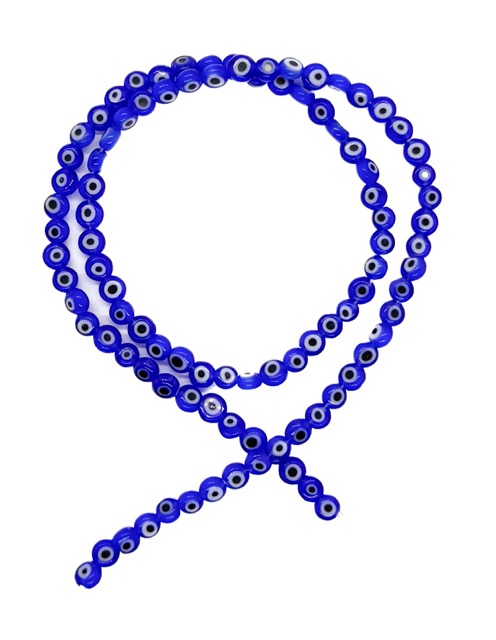 Ojos turcos vidrio plano 4mm azúl