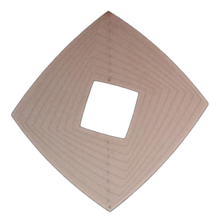 Mandala viento acero inoxidable Decaedro 8cm