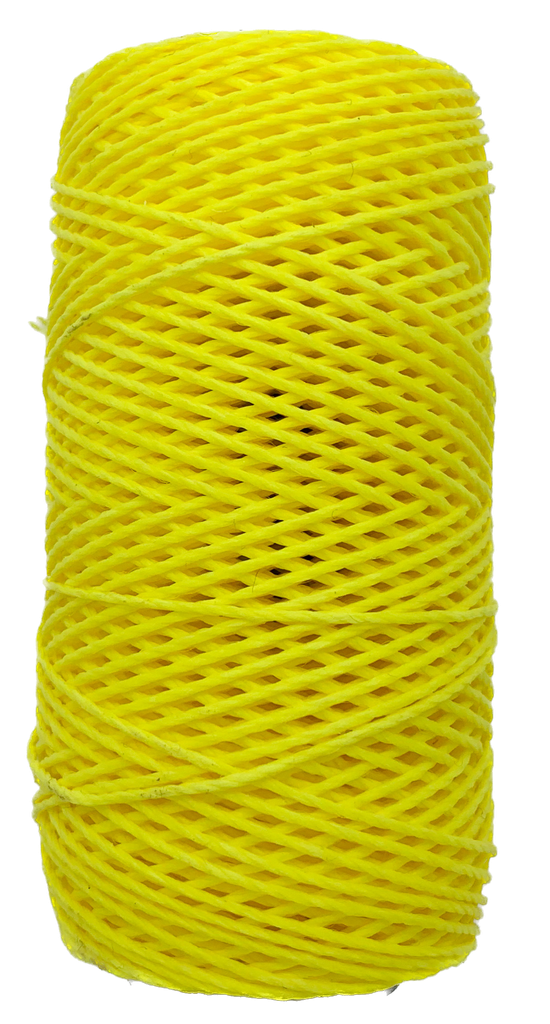 Hilo encerado x 70 mt amarillo limón