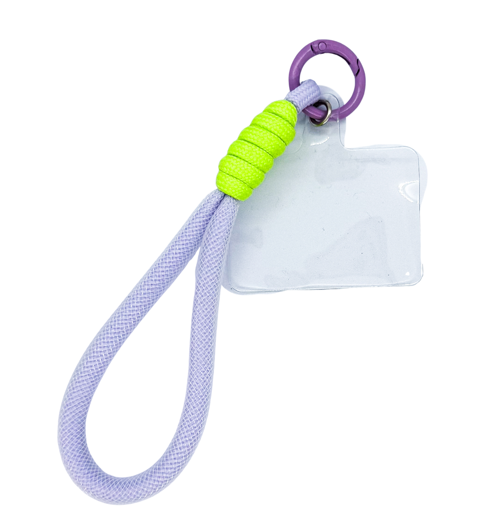 Strap/Llavero tira celular 15cm lila x 1 un.  