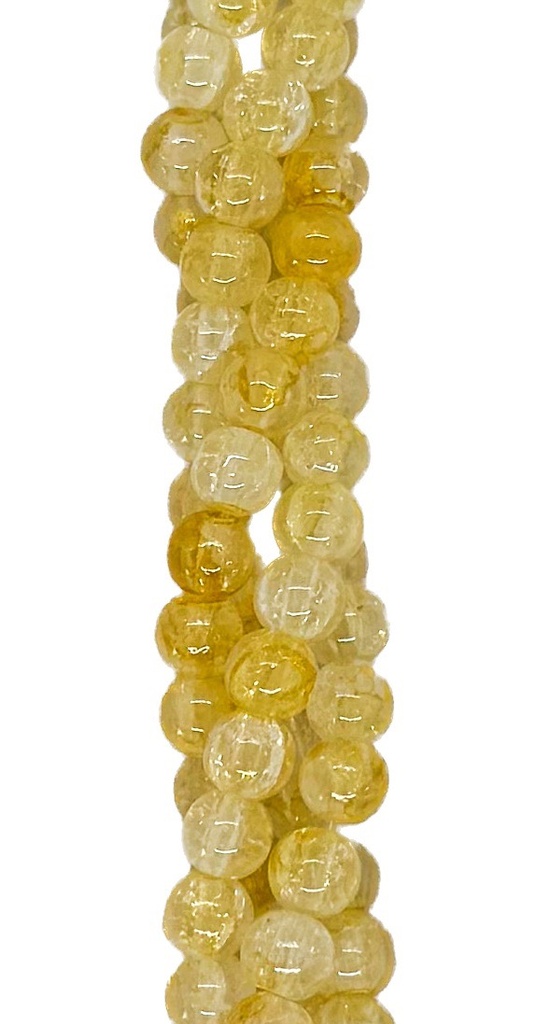 Vidrio marmolado bolita 6mm x tira #7