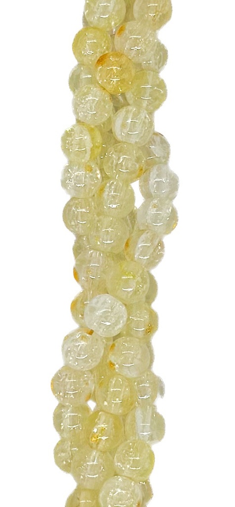 Vidrio marmolado bolita 6mm x tira #8