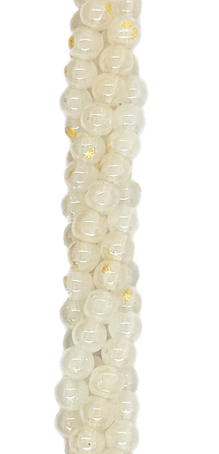 Vidrio marmolado bolita 4mm x tira #8