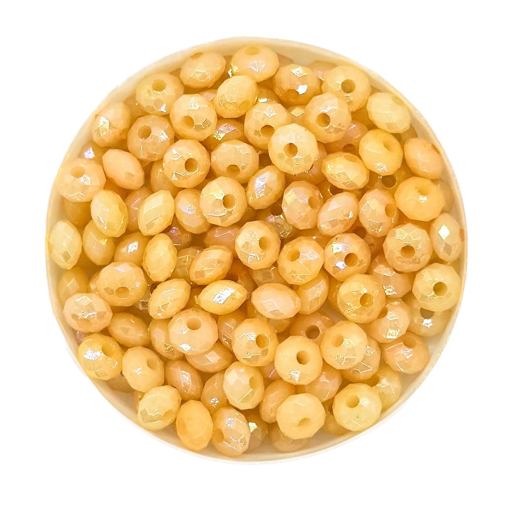 Dona acrílica facetada 6mm x 10gr. #008