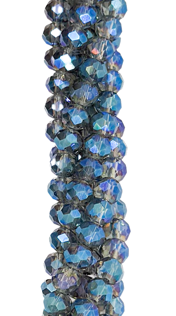 Cristal de roca 6mm tornasol azulado