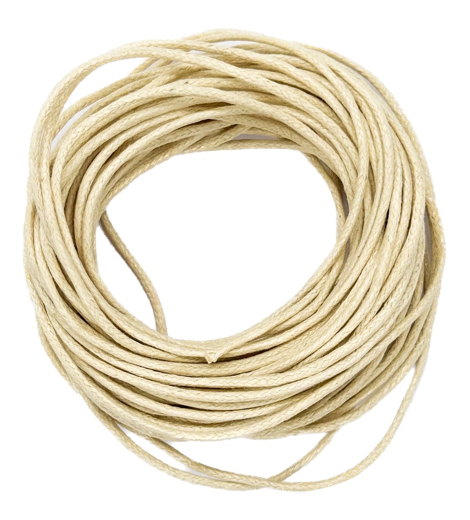 Cordón con alma 1.5mm natural