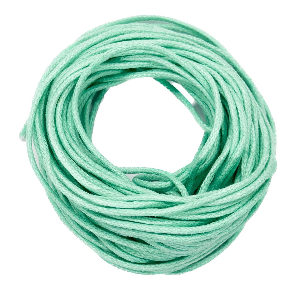 Cordón con alma 1.5mm verde agua
