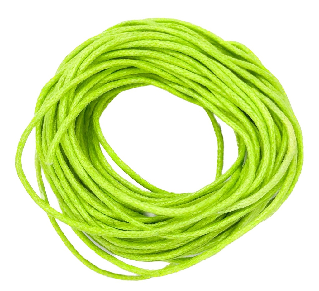 Cordón con alma 1.5mm verde manzana