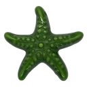 Estrella de Mar resina (mod 2) verde x 1un