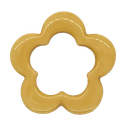 Flor resina beige x 1un  