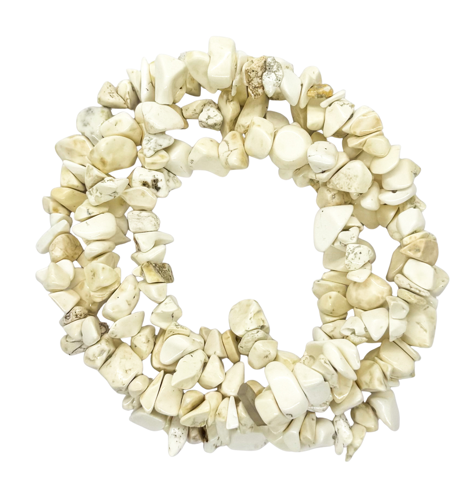 Escallas howlita blanca x tira  