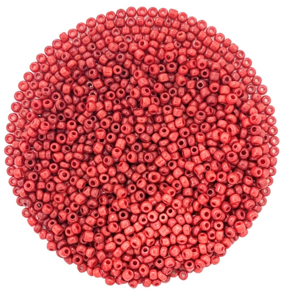 Mostacilla rojo opaco #45 x 25gr     