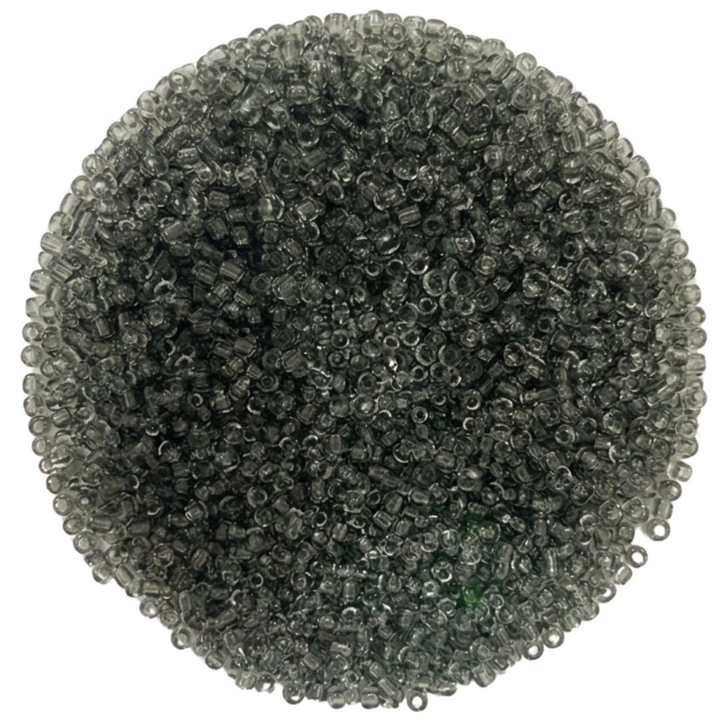 Mostacilla negro transparente #52 x 25gr       
