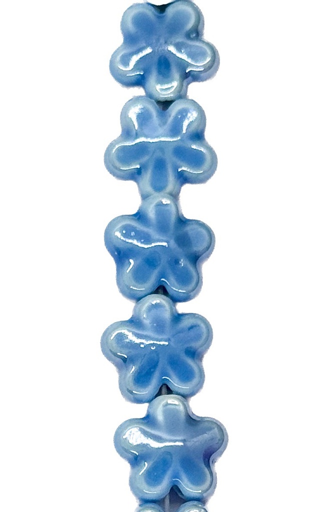Cerámica 12mm flor celeste