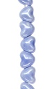 Cerámica 10mm corazón azul 