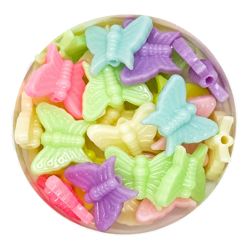 Plástico infantil pastel mariposa #1 x 10gr.