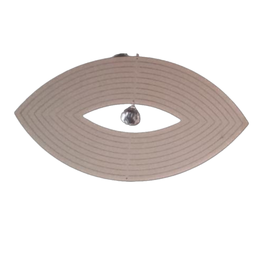 Mandala viento acero inoxidable Ojo  