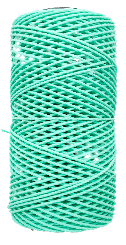 Hilo encerado agua marina