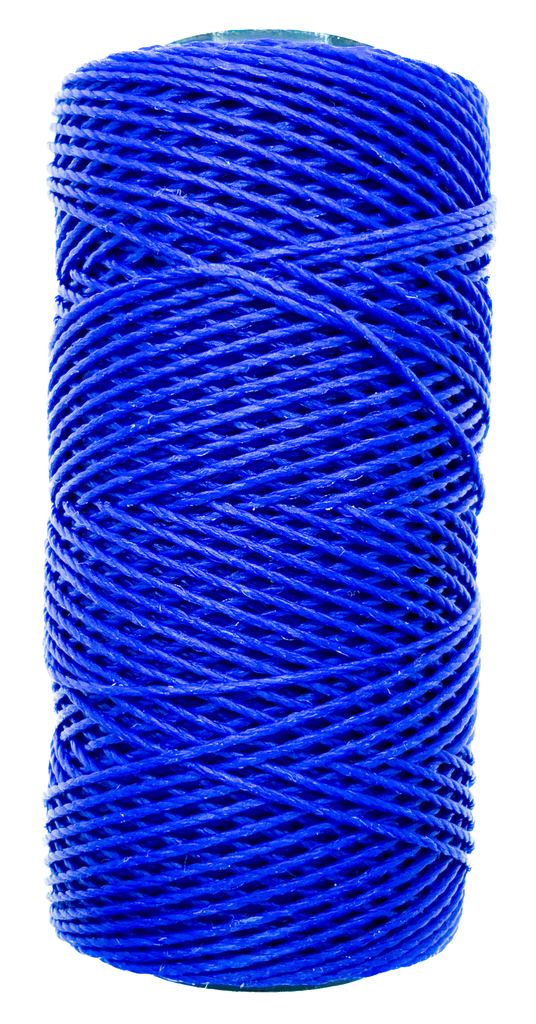 Hilo encerado azul francia