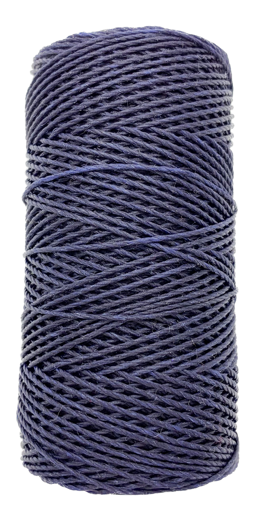 Hilo encerado azúl marino