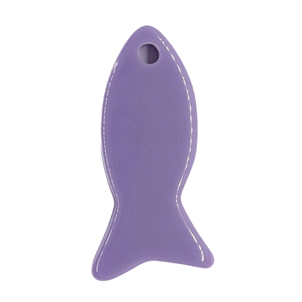 Pez resina grande ODI lila x 1un  