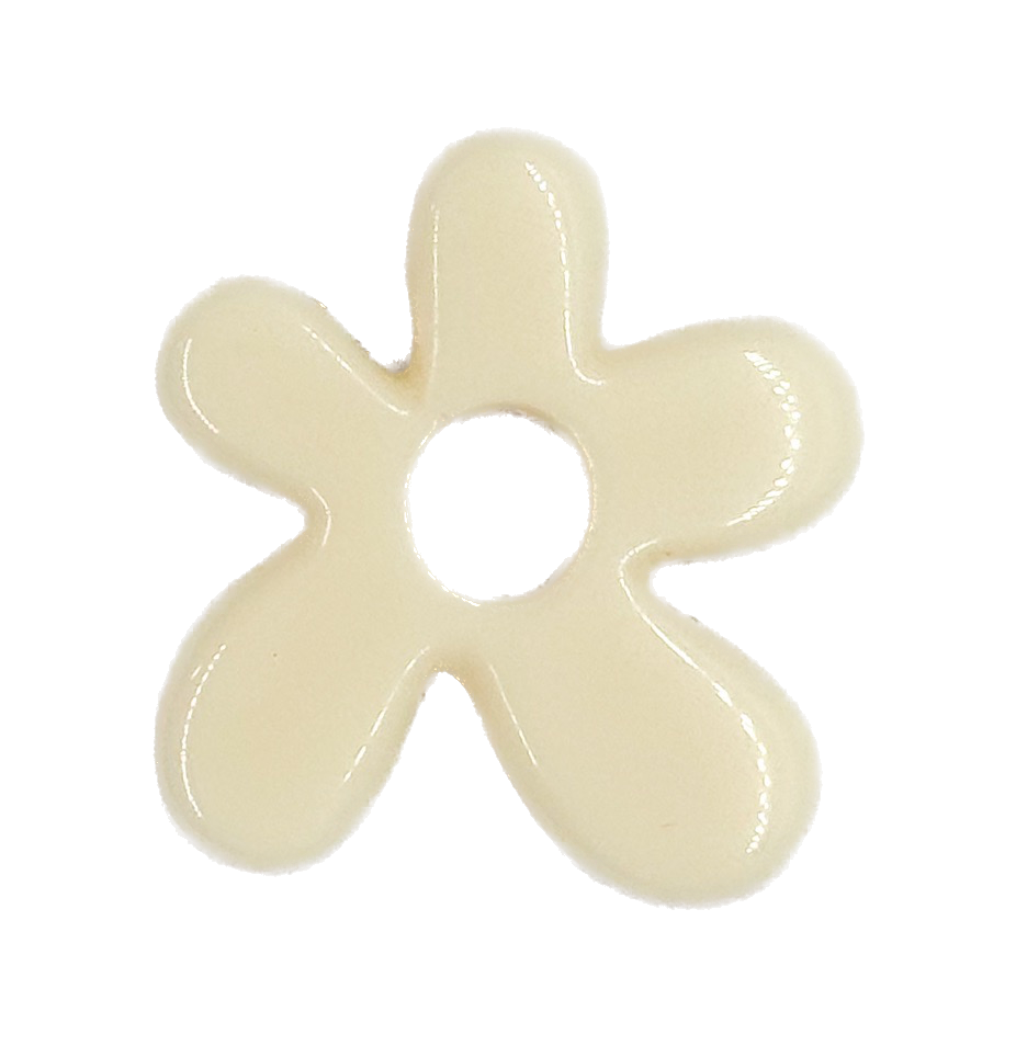 Flor resina (mod 1) natural x 1un