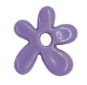 Flor resina (mod 2) lila x 1un  