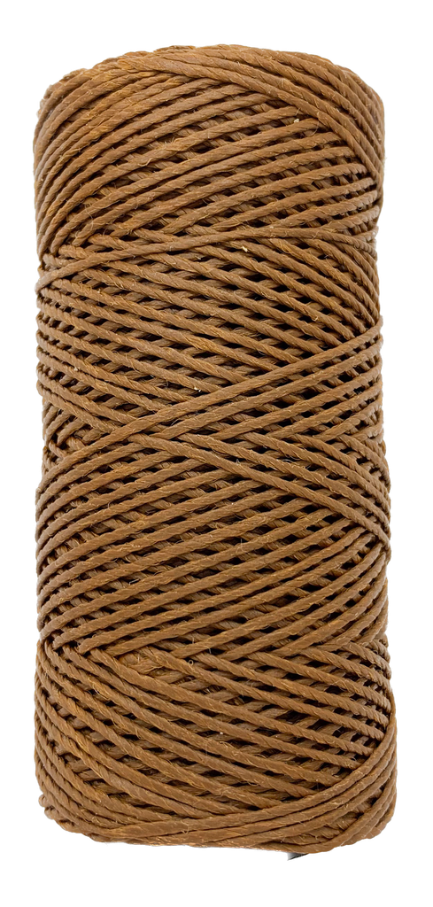 Hilo encerado marrón 