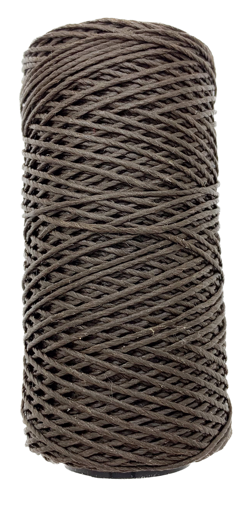 Hilo encerado marrón oscuro