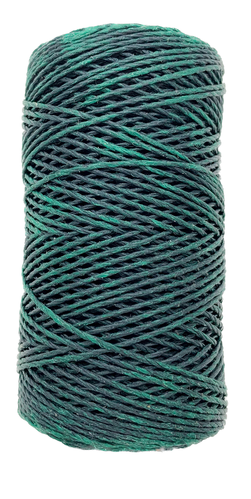 Hilo encerado verde oscuro