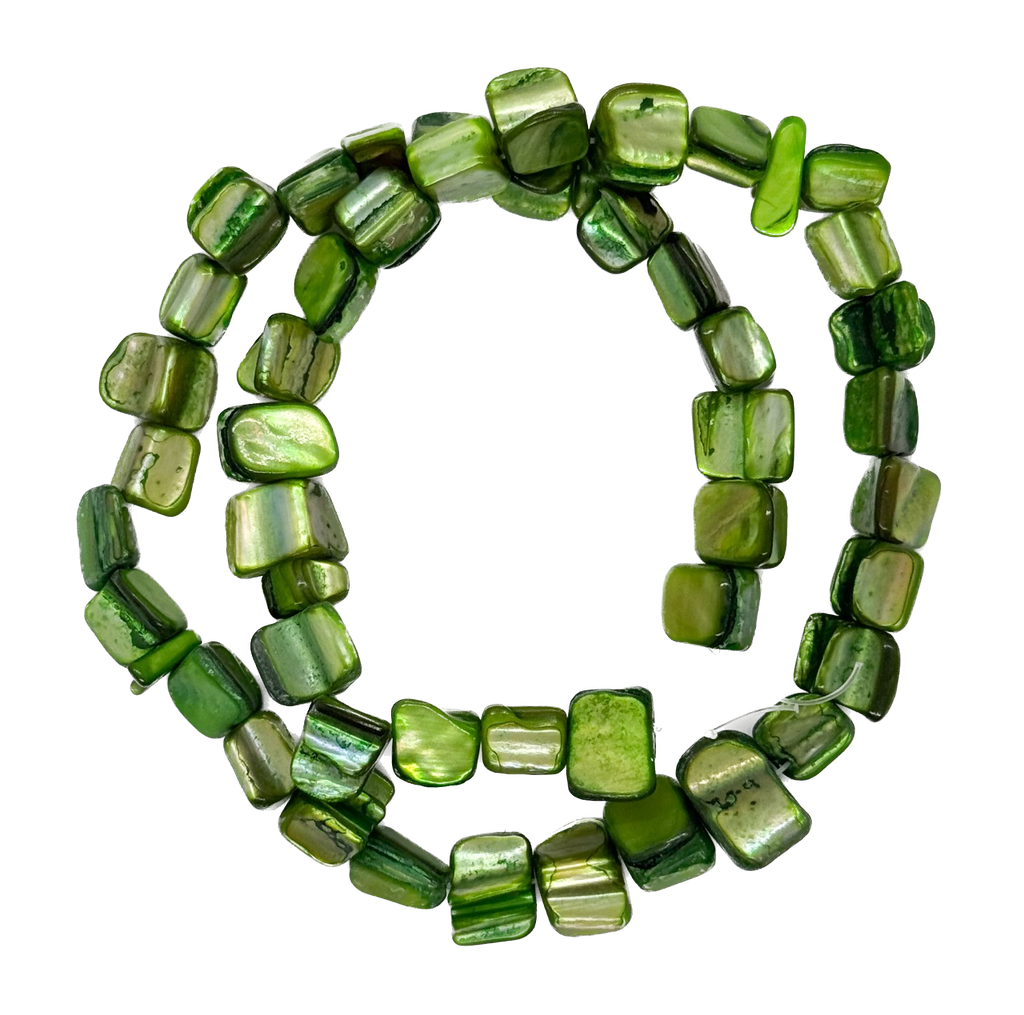 Tira nacar chispita verde 40cm x 1un  