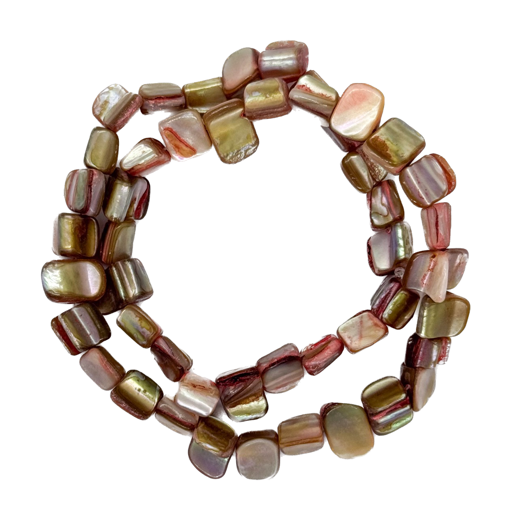 Tira nacar chispita marrón 40cm x 1un