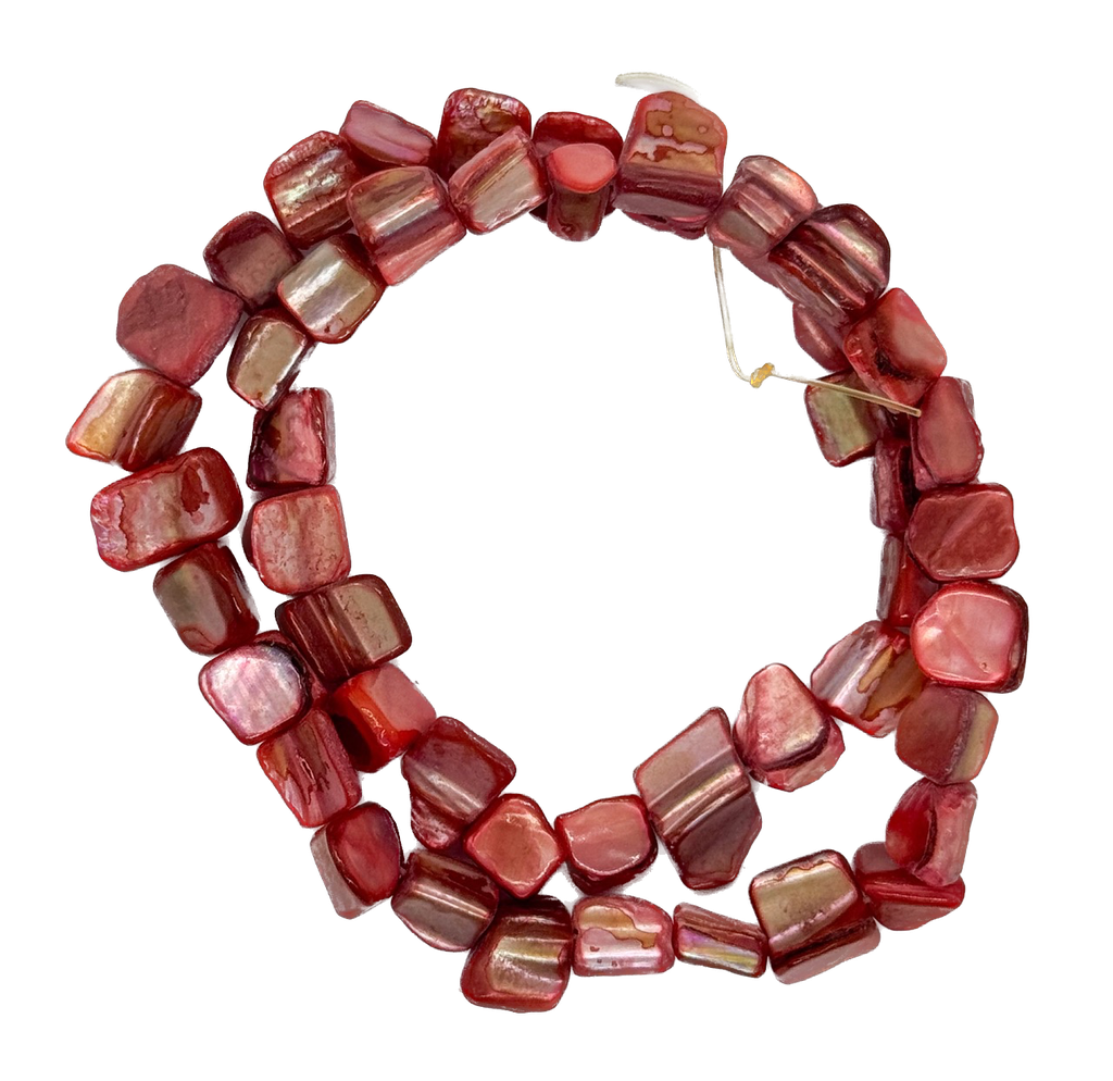 Tira nacar chispita rojo 40cm x 1un 