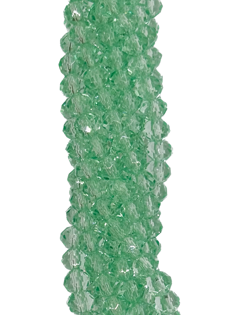 Cristal de roca 6mm verde agua transparente (GE)