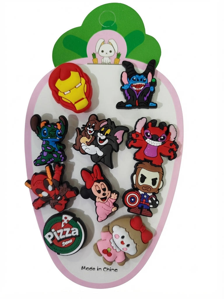 Pin para crocs blister #012 x 10un.   