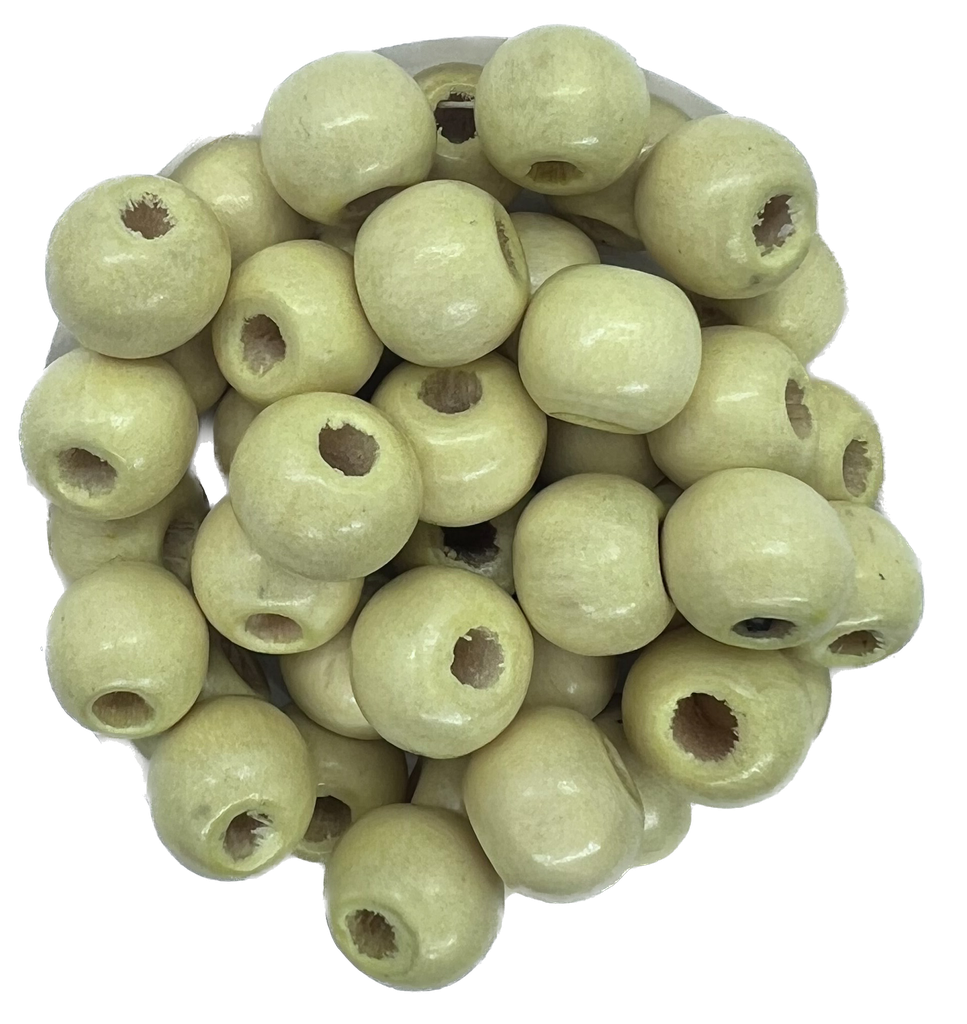 Bolita madera 10mm beige